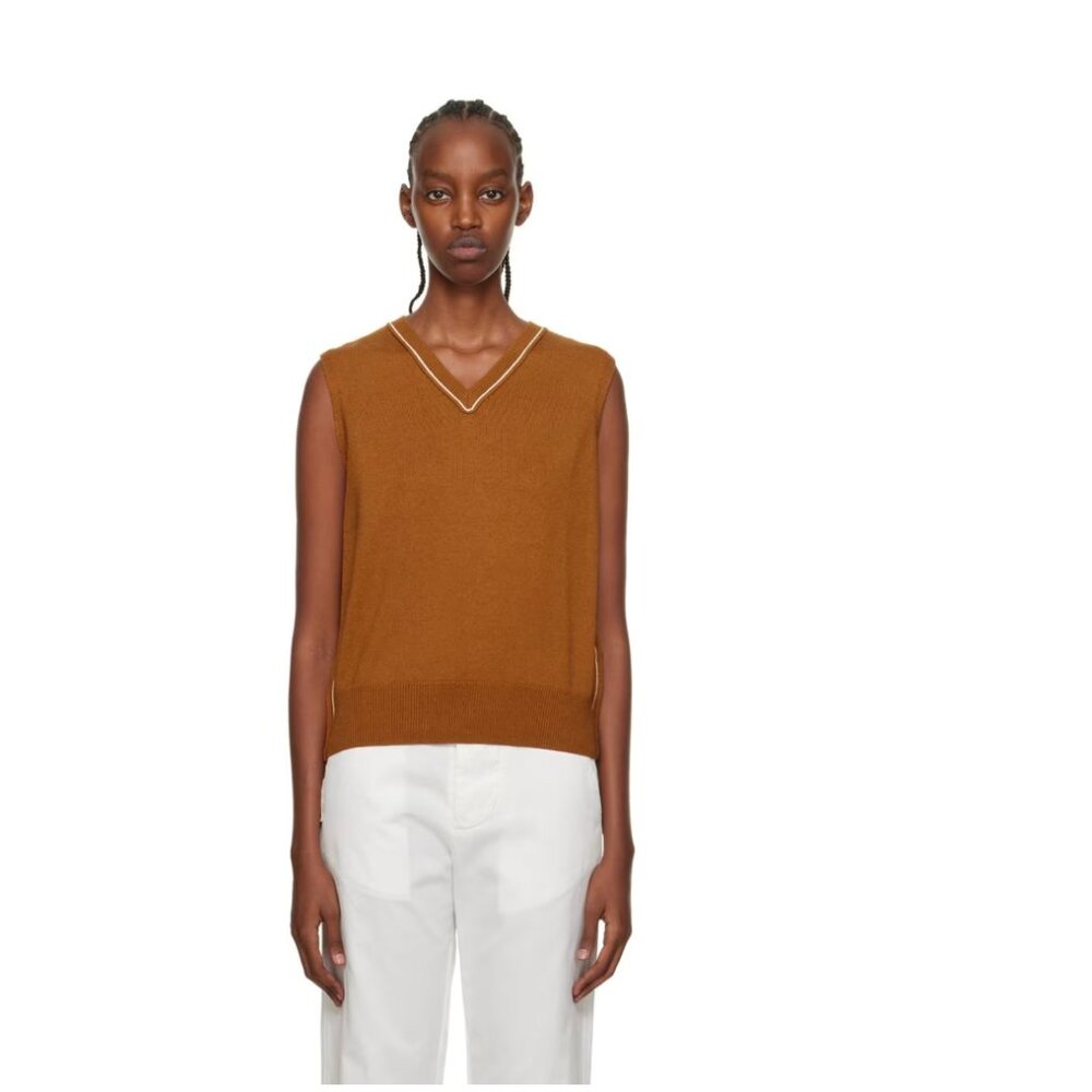 Rosetta Getty V Neck Sweater Vest